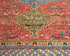 6x8 Rusty Red Ersari Afghan Hand Knotted Veg Dye Wool Area Rug